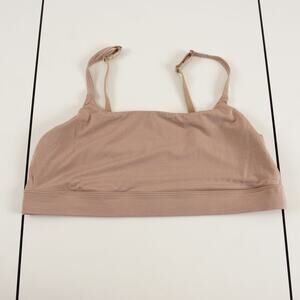 Woxer Chai Beige Luxe Bralette Womens Sz XL